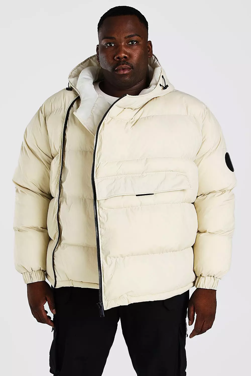 Side zip best sale puffer jacket